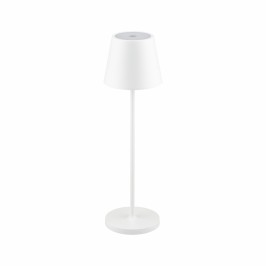 VT-7522 V-TAC Lampada LED da Tavolo 2W Colore Bianco in Alluminio con caricatore Wireless e Touch Dimmerabile 3000K IP54