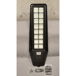 LAMPIONE 800W PANNELLO SOLARE INTEGRATO CREPUSCOLARE IP65 LUCE Fredda 130lm/w