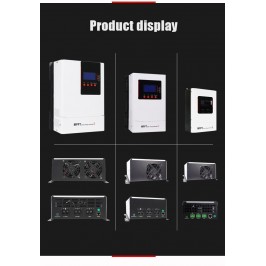 Nuovo Regolatore di carica solare 150V MPPT 30A/60A/80A/120A Inverter 12V-24V-36V-48V APP. WIFI