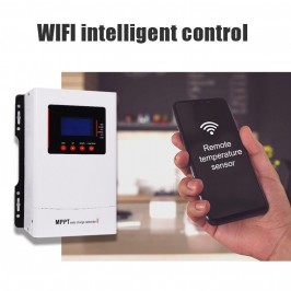Nuovo Regolatore di carica solare 150V MPPT 30A/60A/80A/120A Inverter 12V-24V-36V-48V APP. WIFI