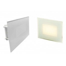 SEGNAPASSO LED 4W INCASSO SCATOLA 503 3000K 4000K 6000K IP65 CORNICE VETRO bianco