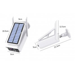 Telecamera con pannello solare wifi 2MPX infrarossi SD sensore movimento ip66-Q1