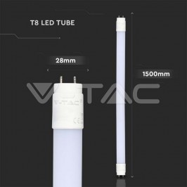TUBO LED  V-TAC VT-1577 SMD NANO PLASTIC T8 G13 20W LAMPADINA 150CM CON STARTER