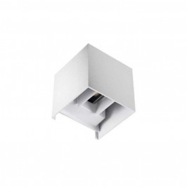 12W Lampada COB LED Cubo Applique Parete 220V Luce Biemissione nera o bianca  100lm/W Regolabile IP65