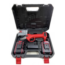 Forbice da potatura Cesoia elettrica 2 Batterie litio 96V 2.0Ah doppio Taglio 3cm/4,5cm con valigia