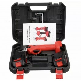 Forbice da potatura Cesoia elettrica 2 Batterie litio 96V 2.0Ah doppio Taglio 3cm/4,5cm con valigia