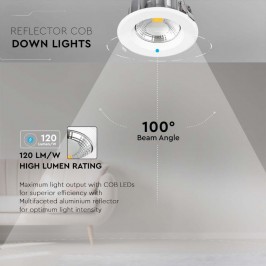 V-TAC VT-26451 LAMPADINA LED GX53 40W FARETTO COB DOWNLIGHT 120LM/W - SKU 211279 / 211280
