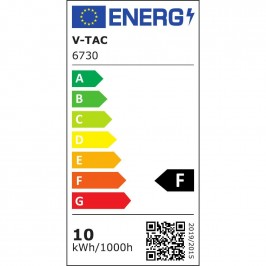 V-TAC VT-4914 FARO LED FLOODLIGHT 10W SMD SLIM IP65 BIANCO 75 lm/W - SKU 6730 / 6731 / 6732