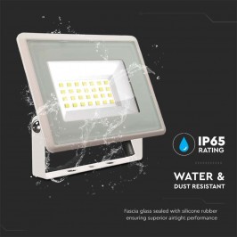 V-TAC VT-4924 FARO LED FLOODLIGHT 20W SMD IP65 COLORE BIANCO 1650 lm - SKU 6740 / 6741 / 6742