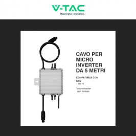 Cavo di Collegamento Microinverter per Impianto Fotovoltaico - 5 metri - SKU 11739