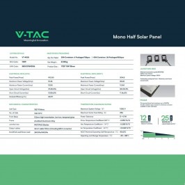 VT-410 Kit 12,7kW 31 Pannelli Solari Fotovoltaici 410W 108 Celle IP68 Telaio Nero - SKU 1151931