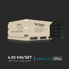 VT-410 Kit 4.92kW 12 Pannelli Solari Fotovoltaici 410W 108 Celle IP68 Telaio Nero - SKU 11562
