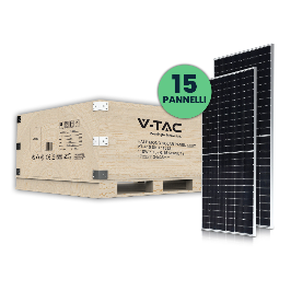 VT-410 Kit 6,15kW 15 Pannelli Solari Fotovoltaici 410W 108 Celle IP68 - SKU 11552