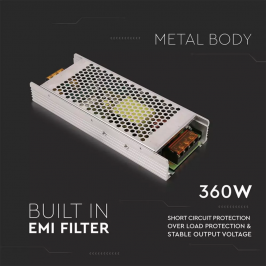 Alimentatore SLIM Power Supply - 360W 24V 15A IP20