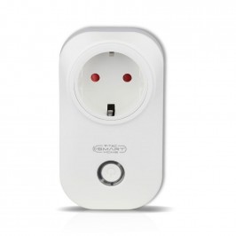 V-Tac Smart VT-5001 Presa 10A Shuko Wi-Fi con Spina Shuko Compatibile Alexa Google Home - SKU 8415