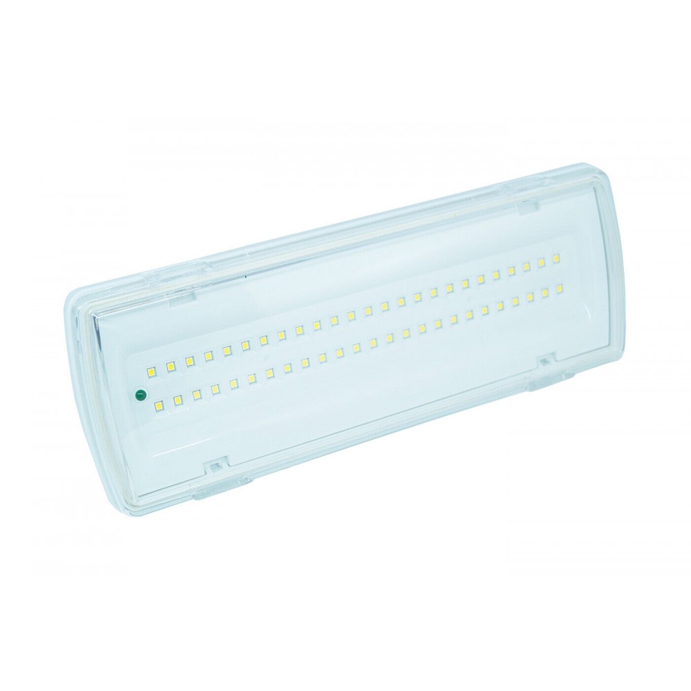 Lampada 4W Plafoniera Emergenza 50 LED Intallazione Fissa Incasso P