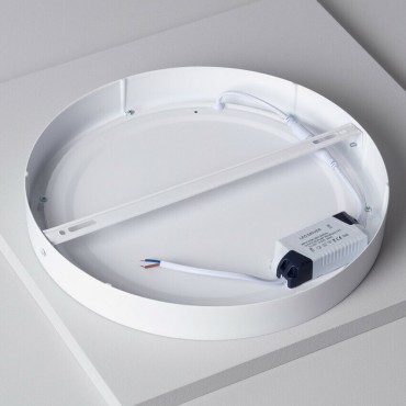 PANNELLO 12W PLAFONIERA faretto LED ROTONDO DA ESTERNO luce fredda 6000k