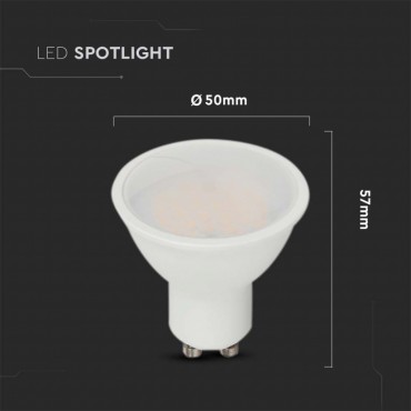 LAMPADINA LED GU10 4.5W V-TAC FARETTO SPOTLIGHT SMD CHIP SAMSUNG