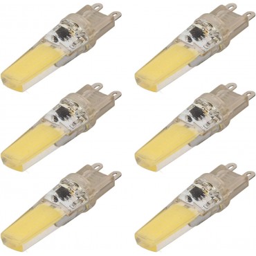 LAMPADINA LED COB 5 WATT ATTACCO G9  230V SILICONATA