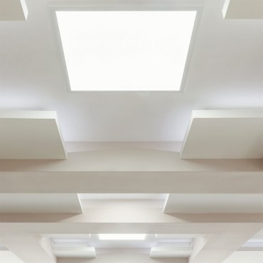 PANNELLO 40x40cm PLAFONIERA LED QUADRATO 32W da ESTERNO luce Fredda 6000k