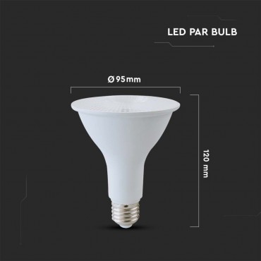 LAMPADINA LED E27 PAR LAMP 11W PAR30 CHIP SAMSUNG SMD V-TAC PRO VT-230