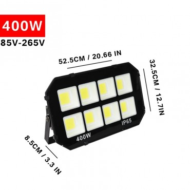 Faro Proiettore LED 200W 400W 500W 600W per esterni Luci di sicurezza super luminose 6500k IP65