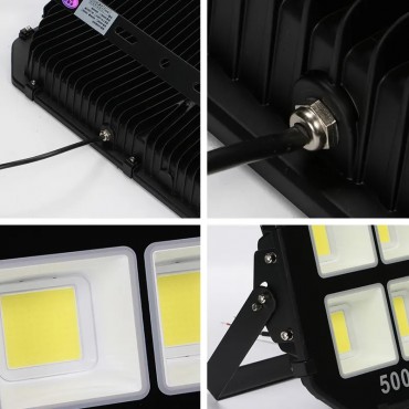 Faro Proiettore LED 200W 400W 500W 600W per esterni Luci di sicurezza super luminose 6500k IP65