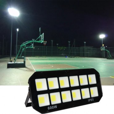 Faro Proiettore LED 200W 400W 500W 600W per esterni Luci di sicurezza super luminose 6500k IP65