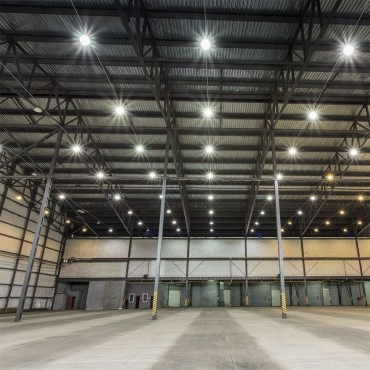 Campana Industriale LED Chip Samsung 100W 120LM/W UFO con Driver Samsung Colore Nero 90° 4000K IP65 Dimmerabile sku 583