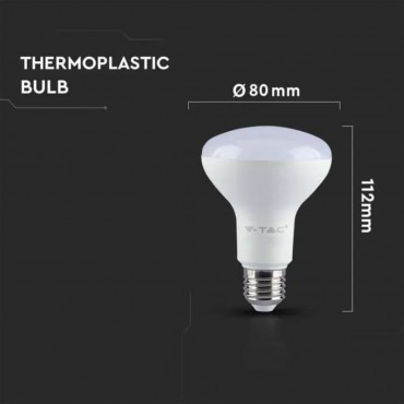 LAMPADINA LED E27 11W REFLECTOR R80 SMD CHIP SAMSUNG - SKU 21135 / 21136