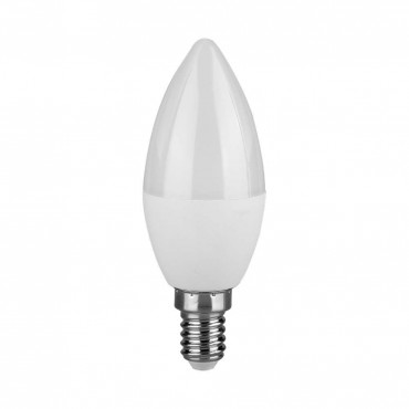 LAMPADINA LED E14 3.7W CANDLE BULB C37 CANDELA SMD CHIP SAMSUNG V-TAC PRO VT-1850