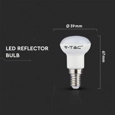 LAMPADINA LED E14 2,9W REFLECTOR R39 SMD CHIP SAMSUNG V-TAC VT-239