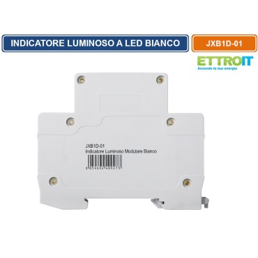 ETTROIT INDICATORE LUMINOSO LED GUIDA DIN 1M SPIA DI PRESENZA TENSIONE