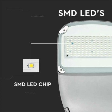V-TAC VT-ST 303 FARO STRADALE LED CHIP SAMSUNG CON PANNELLO SOLARE 50W - SKU 20341