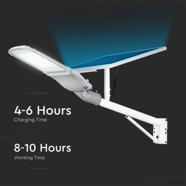 V-TAC VT-ST 303 FARO STRADALE LED CHIP SAMSUNG CON PANNELLO SOLARE 50W - SKU 20341