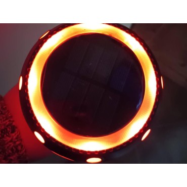 LAMPADA FARETTO SOLARE LED DA GIARDINO RGB CON PANNELLO SOLARE DA DECORO