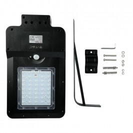 V-TAC VT-ST15 LAMPADA STRADALE LED 15W LAMPIONE SMD CON PANNELLO SOLARE - SKU 8549 / 8548