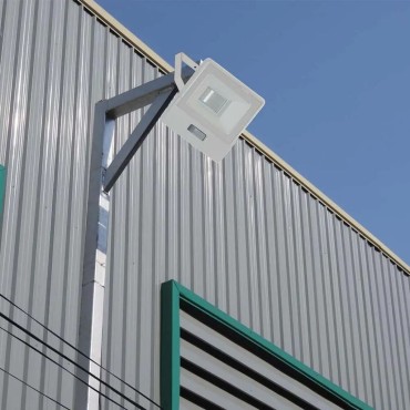 Faro led 10W LED PIR Sensor Floodlight SAMSUNG CHIP White Body