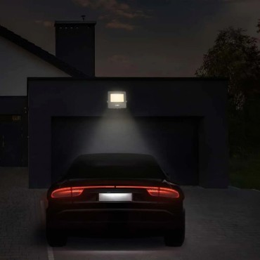 Faro led 10W LED PIR Sensor Floodlight SAMSUNG CHIP White Body