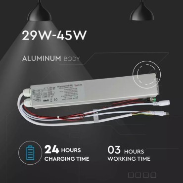 V-TAC VT-518 KIT DI EMERGENZA PER PANNELLI LED DA 29W A 45W - SKU 60303