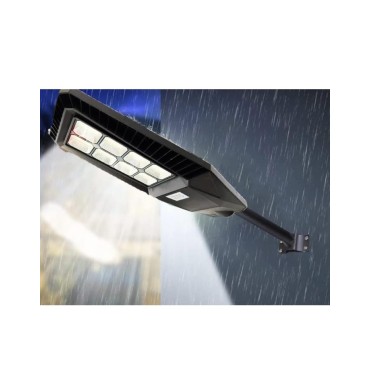 LAMPIONE 400W PANNELLO SOLARE INTEGRATO CREPUSCOLARE IP65 LUCE Fredda 130lm/w