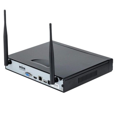 KIT Videosorveglianza WIFI DVR NVR 8 Canali 8 Telecamere Wireless