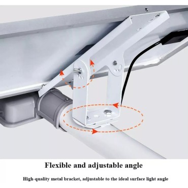 LAMPIONE LED PANNELLO SOLARE STAFFA E TELECOMANDO 200W 300W 400W 500W 600W IP66 Standard