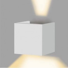 Lampada 12w COB LED Cubo Applique Parete 220V Luce Biemissione 1200lm Regolabile IP65
