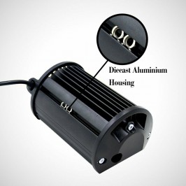 Faretto 18W 6 LED 12V per Auto Jeep Barca Luce 6000K Faro Universale IP68