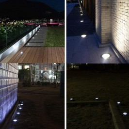 Faretto 18W Incasso 18 LED da Esterno 220v Segnapasso Calpestabile IP65