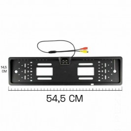 Portatarga Con Telecamera Retromarcia AUTO Retrocamera 4 LED 170 ° Visione Notte