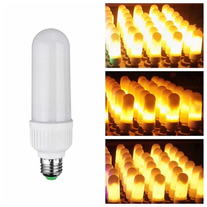 3W Lampadina E27 Effetto Fiamma Movimento Lampada LED BULB