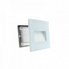 SEGNAPASSO LED 4W INCASSO SCATOLA 503 3000K 4000K 6000K IP65 CORNICE VETRO bianco