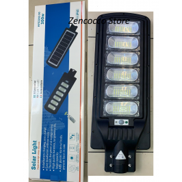 LAMPIONE LED CON PANNELLO SOLARE CREPUSCOLARE 300W radar sensor Movimento IP65